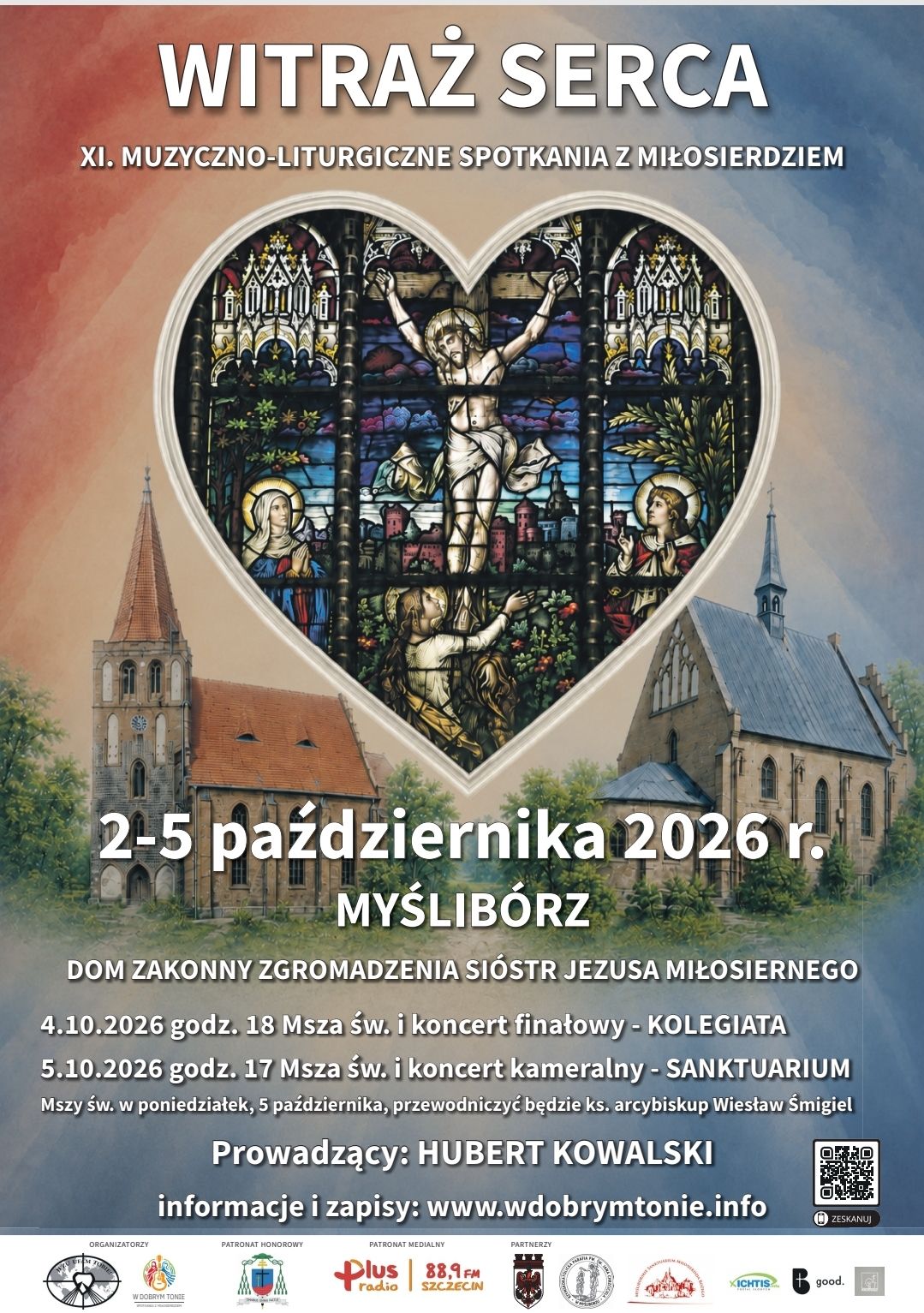 Witraż Serca -  XI Muzyczno-Liturgiczne spotkania z miłosierdziem
